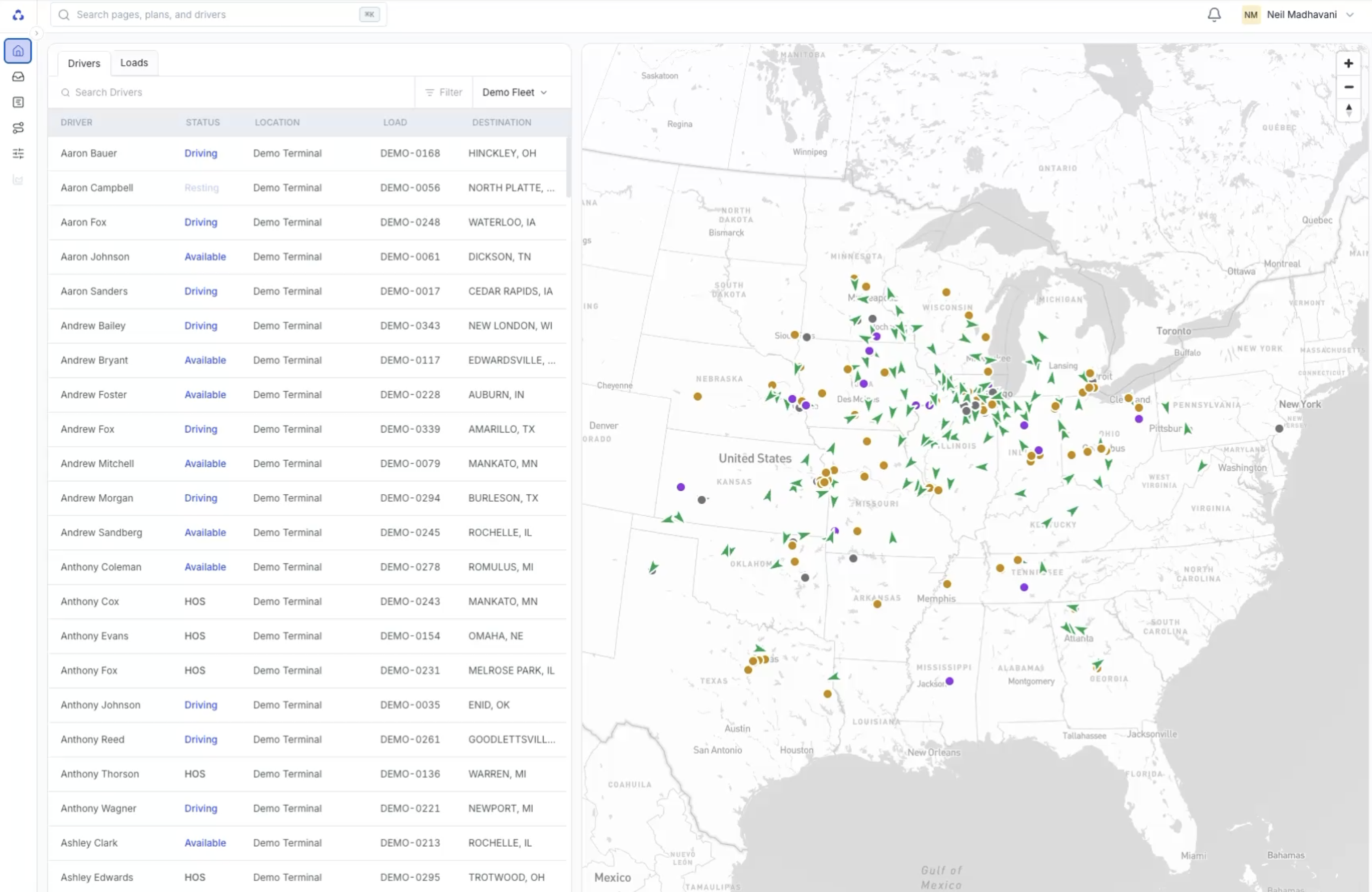 Maximal Fleet Intelligence Interface